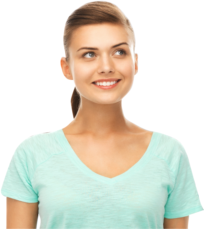 girl smiling